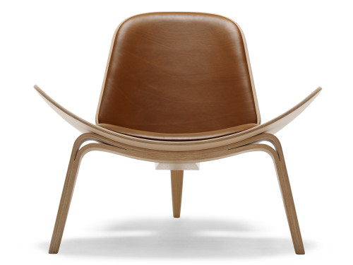 Carl Hansen & Søn CH07 Shell Lounge Chair Oak by Hans J Wegner