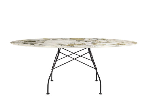 Kartell Glossy Marble Table by Antonio Citerrio and Oliver Löw