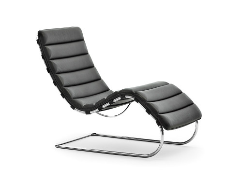 Knoll MR Bauhaus Edition Chaise Lounge by Ludwig Mies Van Der Rohe