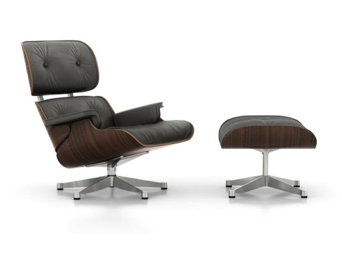 Vitra Eames Lounge Chair - Black Walnut by Charles & Ray Eames
