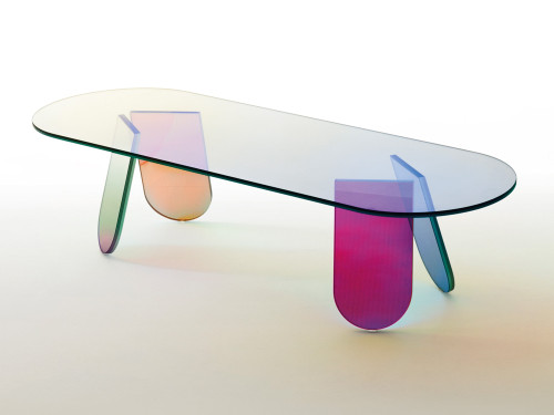 Glas Italia Shimmer Table by Patricia Urquiola