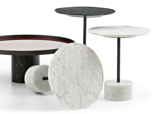 Cassina 9 Marble Side Table by Piero Lissoni