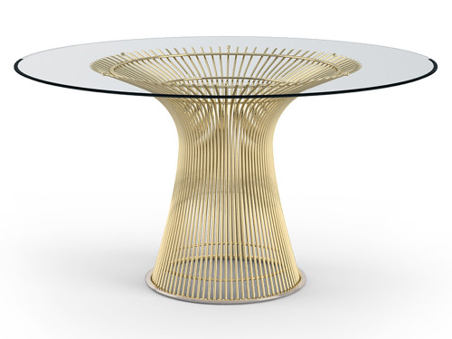 Knoll Platner Gold Dining Table by Warren Platner