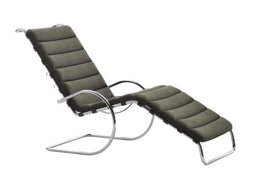 Knoll MR Bauhaus Chaise Lounge - Arms by Ludwig Mies Van Der Rohe