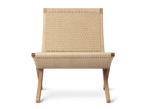 Carl Hansen & Son MG501 Cuba Lounge Chair in Paper Cord by Morten Gøttler